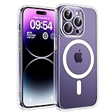 TOCOL für iPhone 14 Pro Max Hülle für Magsafe, Nie Vergilbung Stoßfest Anti-Fingerabdruck Kratzfest rutschfest Magnetisch Handyhülle für iPhone 14 Pro Max Case, Transparent