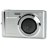 AGFA PHOTO Realishot DC5200 - Kompaktes Digitalkamera, 21MP, 2,4” LCD-Bildschirm, 8x Digitalzoom, HD 720p Video, Lithiumbatterie, SD-Karten, Szenenmodi - Silber