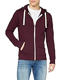 JACK & JONES Herren Jjeholmen Zip Hood Noos Sweatjacke, Port Royale, XL EU