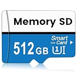 SD Karte 512GB - kacbuy Speicherkarte Wasserdicht Memory Card High Speed TF Karte Mini SD Card kompatibilität Kamera/Auto-Recorder/Drone(512gb)