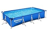 Bestway Steel Pro Frame Pool ohne Pumpe 400 x 211 x 81 cm , blau, eckig