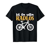 Ich Bin Selten Radlos Funny Cyclist Bicycle Bike Half Sleeve T-Shirt