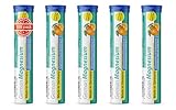 Magnesium Brausetabletten 5x20 Stk. Orangengeschmack – 200 mg Magnesium Zuckerfrei – T&D Pharma German Magnesium – Made in Germany