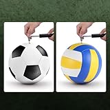 Tragbare Luftpumpe mit Nadel für Basketbälle und Fahrräder, kompakt und effizient (blau)