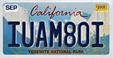 OPO 10 - USA Auto-LIZENZPLATTE - 30x15 cm Metallreplik: California Yosemite NATIONAL Park (C05)