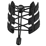 GOODSALEOK Elastische Schnürsenkel mit Schnellverschluss ohne Bindung Sneaker Schnürsenkel Turnschuhe Freizeitschuhe Unisex Schwarz