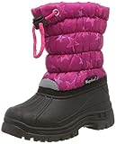 Playshoes Unisex Kinder Winter-Bootie Gefütterte Winterstiefel mit warmen Innenfutter, Farbe: Pink, Größe: 26/27, wasserabweisendes Material, 193015-18-26/27