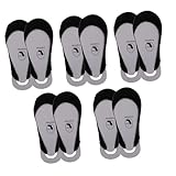 Beaupretty 5 Paare Damen Bootssocken Sommer Baumwolle Halbsohlen Antirutsch Unsichtbare Kurzsocken Sling Design Leicht Atmungsaktiv Für Frühling Sommer