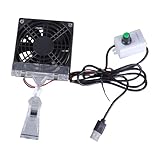PLCPDM Aquariumkühlungslüfter Multi Temperaturkontrolle Wasserkühler Landwirtschaft
