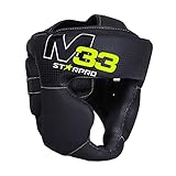 Starpro M33 Boxen Kopfschutz - Boxhelm mit Gesichtsschutz - Für Boxen Sport, Kickboxen, MMA, Krav MAGA und Muay Thai - Herren & Frauen - mit 180° Sicht und Gute Schweißaufnahme