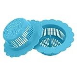 Uonlytech 2 Stück Küchenspüle Abflusskorb mit Hochdichtem Filternetz Robustes Kunststoff Sieb zur Haar Speiserestauffangung Vielseitig für Wohnmobil und Haushalt Verhindert Verstopfungen