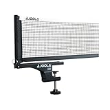 JOOLA 31008 Tischtennisnetz Easy-Indoor Garnitur Freizeitsport - Netzspannung verstellbar, Schwarz, 183 CM x 15,25 CM