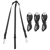 Healvian LED Pferdebrustpanzer Vorderzeug Verstellbar mit Sichtbaren Reflektoren Kompakt und Leicht für Reiten und Pferdeliebhaber