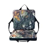 Bleachers Sports Kissen - Leichter Klappstuhl mit Rückenunterstützung | Nicht rutschfestem Sitz, eingebauter Tasche, Schultergurt im Rückenlehre für Sportveranstaltungen und Outdoor-Aktivitäten