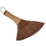 MOLUCKFU Kleiner Besen Haushaltsreinigungsbedarf Schreibtisch Staubbesen Palm Schreibtischbesen Handgefertigter Besen Reinigungsbesen Handbesen Hochleistungsbesen Handbesen Handgefertigter