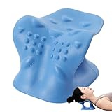 YNPQTDS Nackenstütze, Nackenstütze, Massagegerät für Nacken und Schultern, Kissen für Halswirbelsäule | Entspannungskissen für Nacken und Schultern, Traktionsgerät