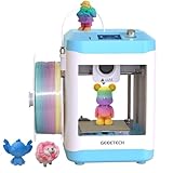 GIANTARM GEEETECH M1 3D-Drucker, Auto Nivellierung Mini 3D-Drucker für Anfänger, Direkt angetriebener Extruder, 250mm/s schnellere Druckgeschwindigkeit, Druckgröße 100 * 110 * 100mm