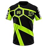 Herren Mountainbike MTB Top Kurzarm Atmungsaktiv Bequem Weich Feuchtigkeitstransport Radtrikot，Downhill Jersey, Cycling Jersey Men's Mountain Bike Motocross Jersey T-Shirt,Soft Texture (Type-4,6XL)
