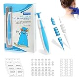 Warzenentferner,Stielwarzen Entferner,Skin Tag Remover Kit 2 in 1,für 2 mm bis 8 mm Stielwarzen,Muttermal Entfernen,Sicher und Schmerzlos,für Gesicht,Hals und Körper