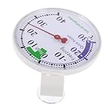 JECOMPRIS Dial Thermometer Kühlschrank Gefrierschrank Temperaturanzeige Wiederverwendbar Präziser Sensor Geeignet für Pharma Supermarkt und Gefrierfach Überwachung