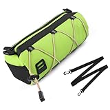 Verstellbarer Fahrradrahmen-Organizer mit großer Kapazität, für Pendler, Zubehör, hohe Kapazität, Fahrradaufbewahrung, leichte Nylon-Rahmentasche mit Schnellentriegelungsriemen für Fahrradabenteuer