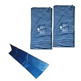 AQUA ROYAL Wasserbetten Matratzen Softside DUAL + Trennwand - Zwei Wasserkerne (beide Seiten) für 180x220 cm Wasserbett ohne Beruhigung F0