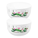 Veemoon 2 Stück Hydrokultur Pflanztöpfe aus Kunststoff 227cm Durchmesser Hydroponische Blumentöpfe für Balkon und Garten Wiederverwendbar Pflegeleicht