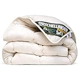 Terschellinger Winterdecke - Bettdecke aus 100% IWS-Schurwolle - Hochwertiges Winter Wolle Bettdecke - Woolmark Zertifiziert - 140 x 200 cm