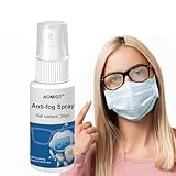 Antibeschlag Spray, Spray für Brille und Brillengläser, effektives nachhaltiges Anti Fog Spray für Schwimmbrillen Taucherbrillen Brillen Visier und Windschutzscheiben (30ml)