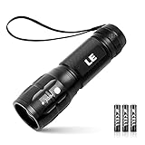 LE LED Taschenlampe Klein, LE1000 Extrem Hell Zoombare Mini Taschenlampen Batteriebetrieben für Kinder, Tragbare Flashlight, Wasserdichte Torch, Handlampe für Camping, Outdoor, Wandern, Notfälle