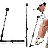 Golf Schwungtrainer, Tragbare Golf Trainingshilfe, Einstellbar Zur Verbesserung von Scharnier, Unterarmdrehung, Schulterdrehung – Leichter, Langlebiger Golf Schwungmeister Mit Ergonomischem Griff