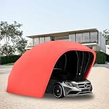 Halbautomatischer, Langlebiger Unterstand, Edelstahl-Carport, Faltbare, Einziehbare Auto-Markise, Mobile Faltgarage, Wetterfester Carport, Langlebiger Unterstand