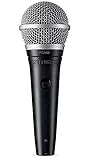 Shure PGA48 Dynamisches Mikrofon - Handmikrofon für Gesang mit Nierencharakteristik, diskretem EIN/Aus-Schalter, 3-poligem XLR-Anschluss, 15' XLR-auf-XLR-Kabel (PGA48-XLR-E)