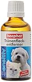 beaphar - Sensitiv Tränenfleckentferner Für Hunde Und Katzen - Entfernt Sanft Hartnäckige Tränenflecken - Mit MSM (MethylSulfonylMethan) - Besonders Mild Und Reizarm - Ohne Alkohol - 50 ml