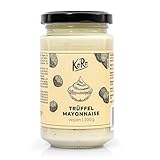 KoRo - Vegane Trüffel Mayonnaise 200 g - Intensives Trüffelaroma - Vegane Mayonnaise ohne Ei - Aromatischer Touch für Burger, Pommes und Salate