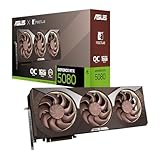 ASUS GeForce RTX 5080 16GB GDDR7 Noctua OC Edition Gaming Grafikkarte (Nvidia RTX5080, NVIDIA Blackwell, DLSS 4, PCIe 5.0, 2X HDMI 2.1b, 3X DisplayPort 2.1b, RTX5080-O16G-NOCTUA)