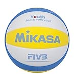 Mikasa Ball Sbv Youth Beachvolleyball, Blau/Weiß/Gelb, 5, 1629