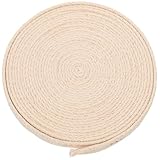 SWETRACE Baumwolldocht für Öllampen Flacher Ersatzdocht 25cm Breit Brennt Sauber und Geeignet für Petroleum und Paraffinlampen Kompakt und Zuschneidbar Zubehör für Öllaternen und