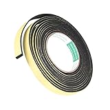 PATIKIL 0,6' x 0,12' x 13 Fuß Schaumstoff-Dichtungsband, selbstklebendes Dichtungsband für Türen und Fenster