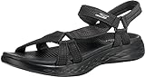 Skechers Damen Skechers On The Go 600 15316-bbk Sport Sandalen, Black Textile Trim, 39 EU