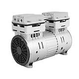 750W 1HP Silent Flüsterkompressor, Druckluftkompressor 145L/min 1400RPM 8 Bar 68dB leise ölfrei Kompressor für medizinische Kompressoren Kühlkompressoren