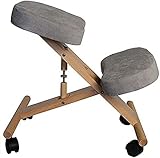 OR8 Wellness Professioneller ergonomischer Kniestuhl, orthopädische Korrektur für schlechten Rücken, Nackenschmerzen, höhenverstellbar, gute Körperhaltung, bequeme Kissen für Zuhause und Büro, Sitz