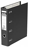 Elba Doppelordner A4, rado plast, 2 x A5 quer, 7,5 cm breit, schwarz
