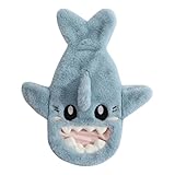 Wärmflasche mit Eingriffstasche, Cartoon-Hai-Form, Handwärmer, Thermogummibeutel für heiße Kompresse, Komfort für Hände und Füße im Winter, 37 x 31 x 3 cm