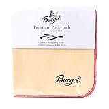 Burgol Premium Poliertuch im 3er-Set, Beige, 40 x 40 cm