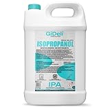 GiDeli Isopropanol 99,9% 5l - Isopropylalkohol Reiniger Hochprozentiger - Reinigungsalkohol für Elektronik, 3d Drucker zubehör, Glass, Bildschirmen und Linsen