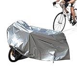 Fahrradabdeckung Fahrradabdeckung Wasserdicht Schutzabdeckung aus PE Folie | Outdoor Staub Sonnenschutz Abdeckung | Regenschutz für Rennräder, Fahrrad