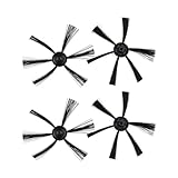 BLIRBAMD Ersatzzubehör 4-teiliges Rundes Seitenbürstenset, Kompatibel Mit Severin, RB7025, Roboterstaubsauger