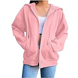 Generisch Sweatshirtjacke Damen Zip Hoodie Mit Kapuze -Damen Hooded Full-Zip Sweatjacke Sweatshirt Hoodie Mit Reissverschluss Cropped Crop Top Bolero Style