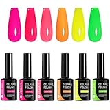 GZSYY UV Nagellack Gel Nail Polish 6PCS Gel Nagellack UV Set UV Lack Set